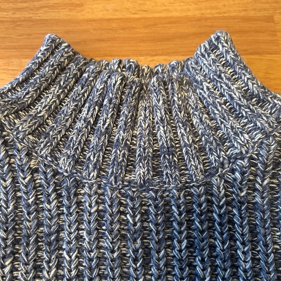 Vintage Talbots Gray Cowl Turtleneck Sweater - Picture 6 of 10